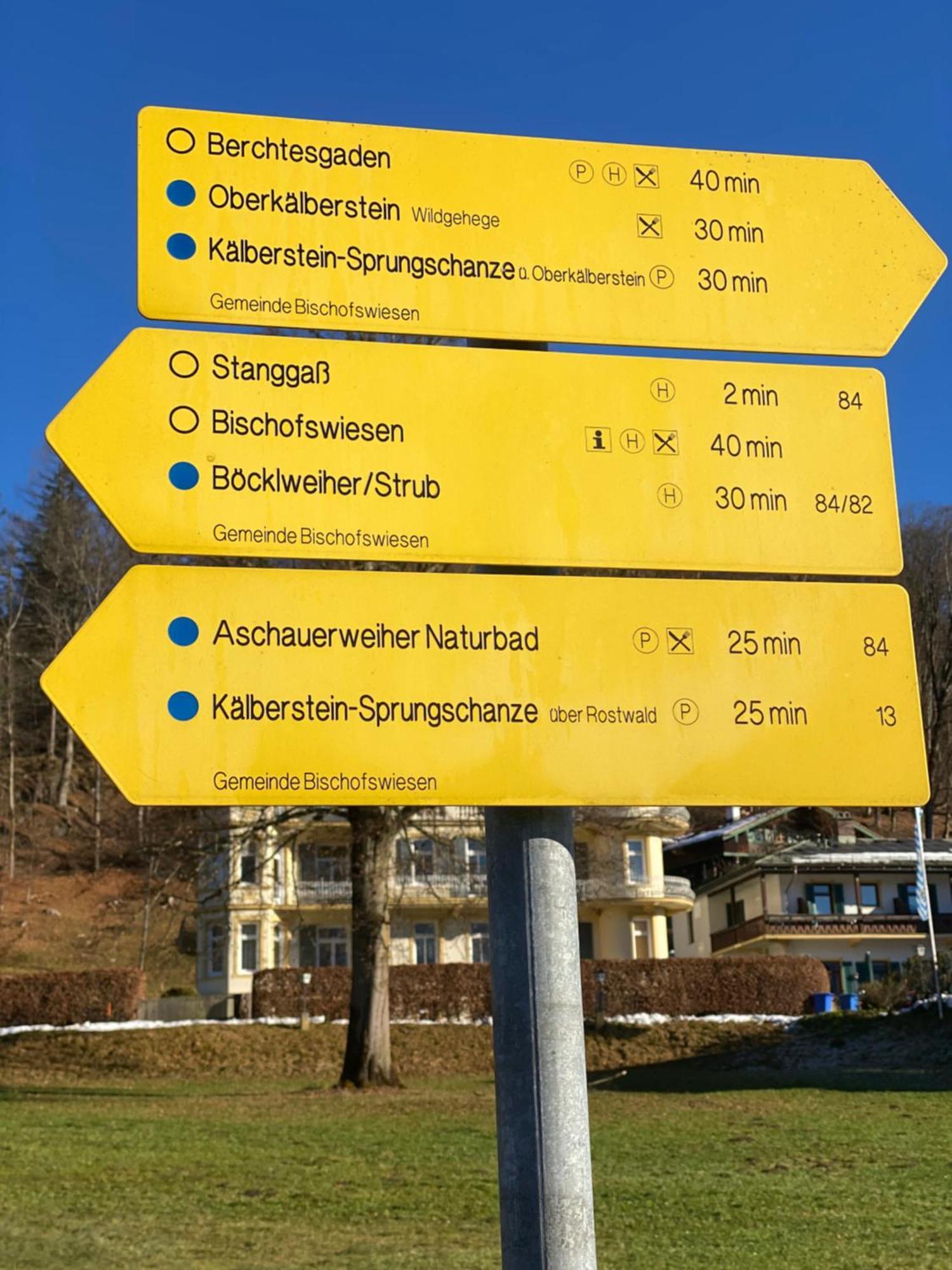 Neues Ruhiges Apartment, Bergblick, Stellplatz Bischofswiesen Exterior foto